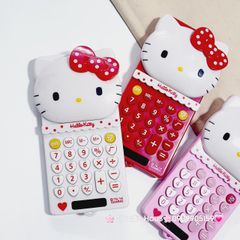 Máy Tính Hello Kitty Mini Cầm Tay (3 màu) - kèm dây charm KT966