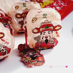 Cover Case Vỏ bảo vệ Airpod Ông Thần Tài Charm Thần Tài Có Chuông Airpod 1/2/3/Pro/Pro2 - TẾT