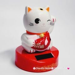 MÈO THẦN TÀI Đeo Yếm Có Chuông - Mèo May Mắn - TẾT