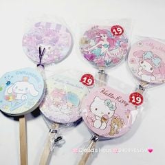 Sổ Tay Có Tay Cầm Hình Quạt Sanrio
