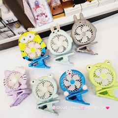 Mini Fan - Quạt kẹp Hình Động vật (Quạt sạc) Sz lớn