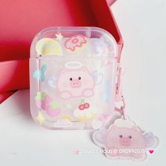 Cover Case Vỏ bảo vệ Airpod Heo hồng thiên thần phao trong Airpod 1/2/3/Pro/Pro2