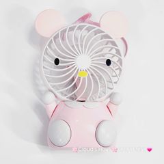 Mini Fan - Quạt Cầm Tay - Để Bàn Voi Mặc Yếm