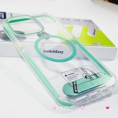 Case Ốp điện thoại iPhone SwitchEasy Trong Magsafe Chống dựng iPhone 16/Pro/Promax