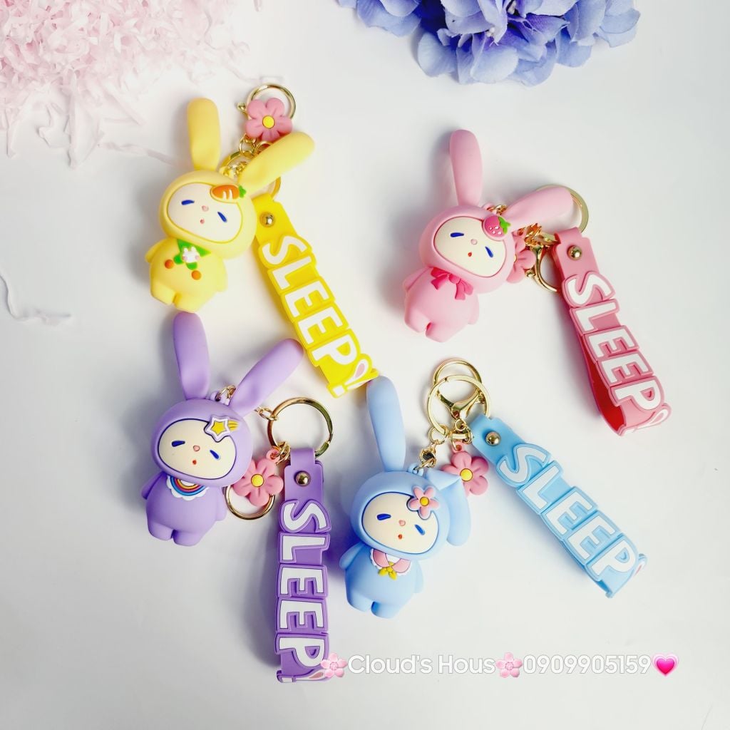 Móc khóa Tai thỏ SLEEP