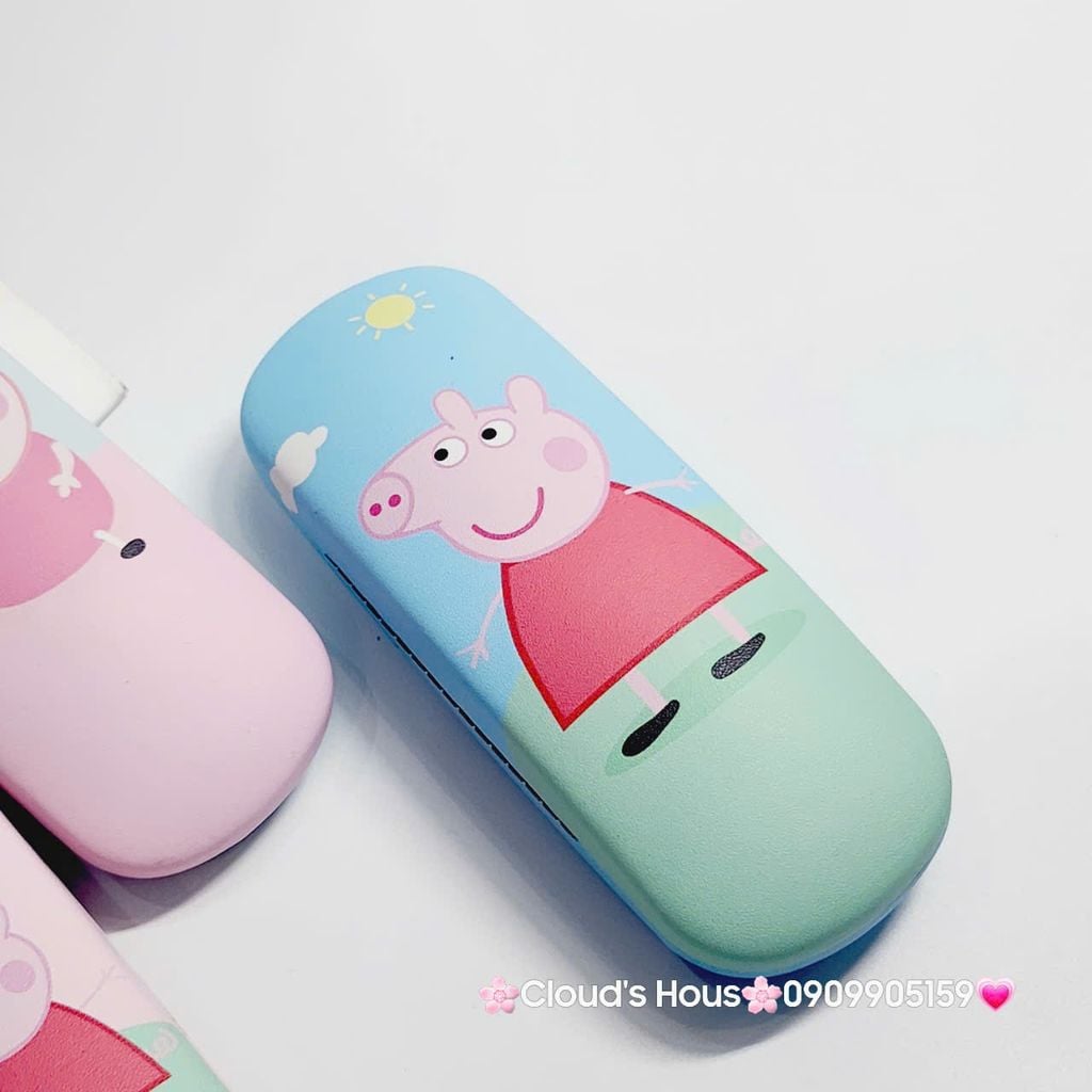 Hộp đựng kính Doraemon Heo Peppa Đáng Yêu