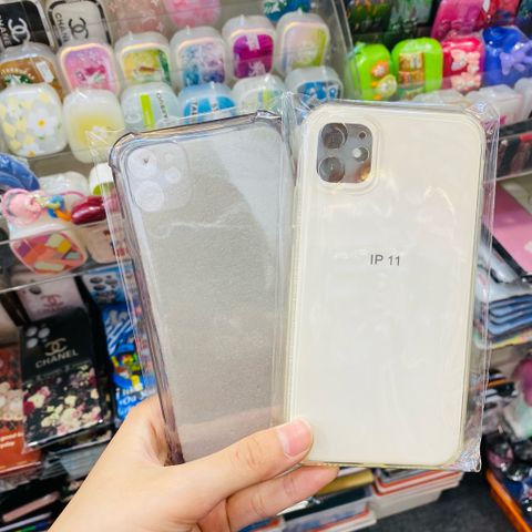 Case Ốp điện thoại iPhone Trong dẻo Phôi chống shock 4 góc (loại thường)