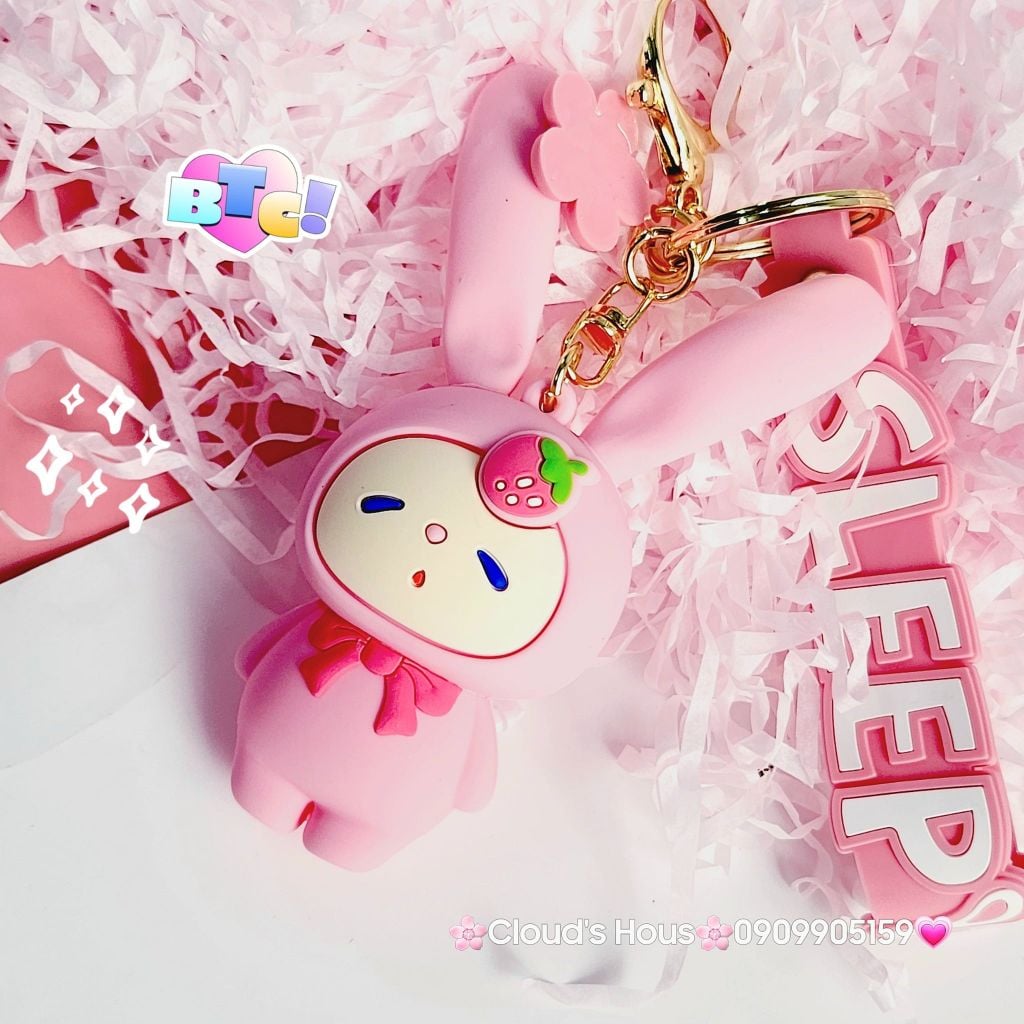 Móc khóa Tai thỏ SLEEP