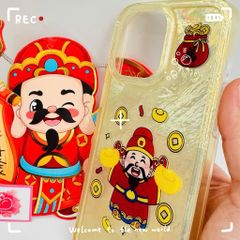 Case Ốp điện thoại iPhone Thần tài Vàng Ánh Hologram iPhone 11/12/13/14/15/Plus/Pro/Promax - TẾT