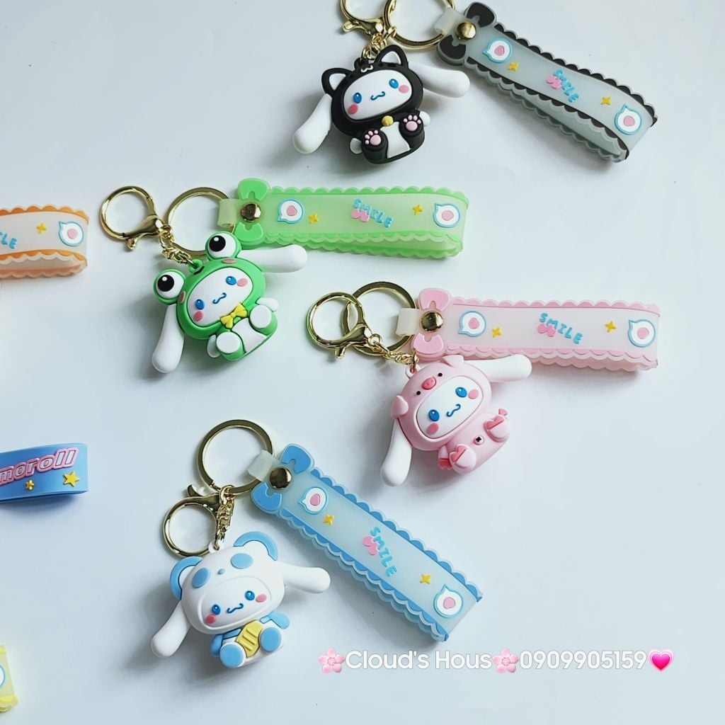 Móc Khóa Thỏ Cinnamoroll Cosplay