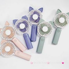 Quạt Cầm Tay - Để Bàn Tai Mèo Gập Được Đầu