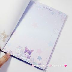 Sổ Tay - Vở Sanrio Kuromi Cinnamoroll Melody Hello Kitty Cho bé (ĐÀI LOAN)