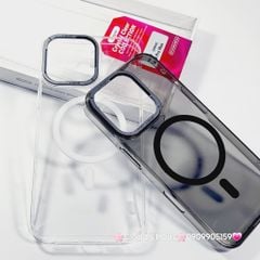 Ốp lưng iPhone hãng X-LEVEL trong siêu mỏng, không vàng màu hỗ trợ sạc không dây Magsafe.   iPhone 16/Pro/Promax