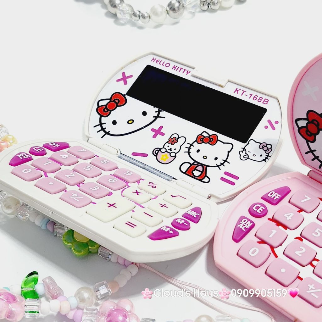 Máy Tính Hello Kitty Siêu Nhỏ Gọn KT168