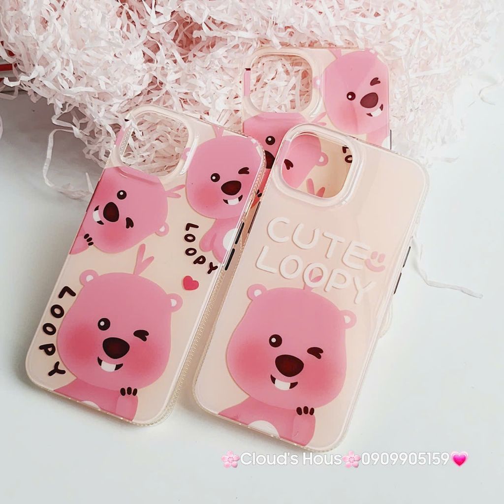 Case Ốp điện thoại iPhone Chuột Cute Loopy iPhone 13/14/15/Pro/Promax