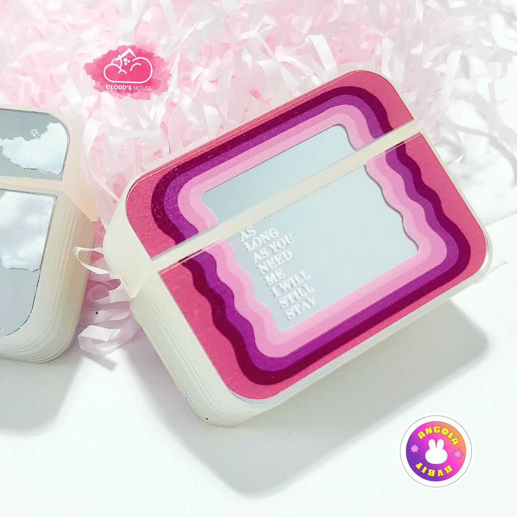 COVER AIRPOD Tráng Gương Form Vuông