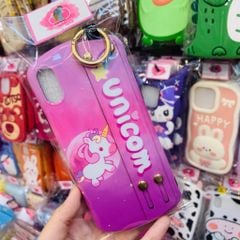 Case Ốp điện thoại iPhone Unicorn chống dựng Bóng trơn iPhone 7+/X/XSm/11/11Promax/12/12Pro/12Promax