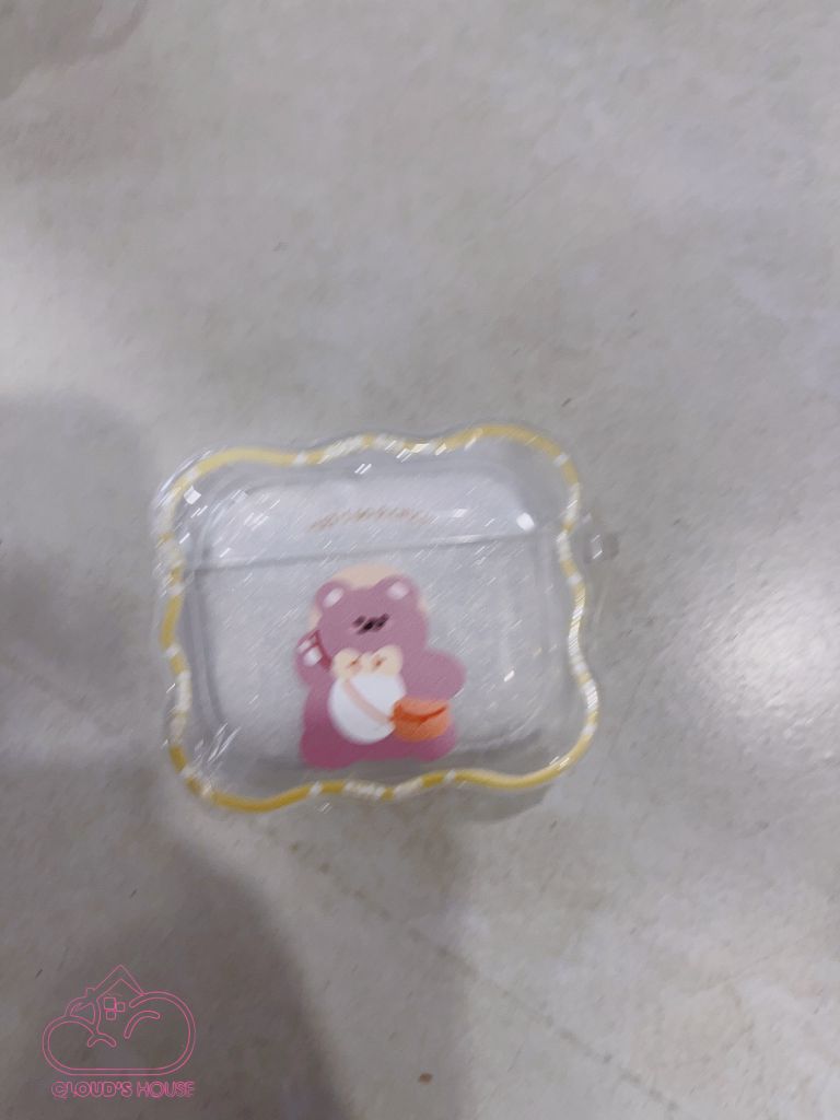 COVER AIRPOD Phao Trong Viền Gợn Sóng Cartoon Chống Shock (9 mẫu)