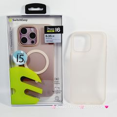 Case Ốp điện thoại iPhone Switcheasy Ultra Slim Nhám Lụa Siêu Mỏng Magsafe 0.35mm 16/Plus/Pro/Promax