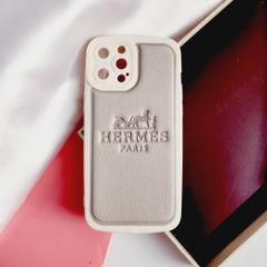 Case Ốp điện thoại iPhone Hermes Nhám da Chống Shock iPhone 11/12/13/14/Plus/Pro/Promax