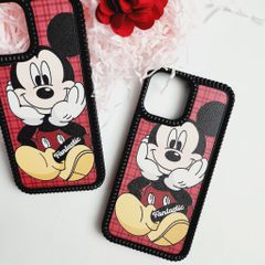 CASE IPHONE NHÁM DA Mickey  SIÊU KUTE Viền răng cưa