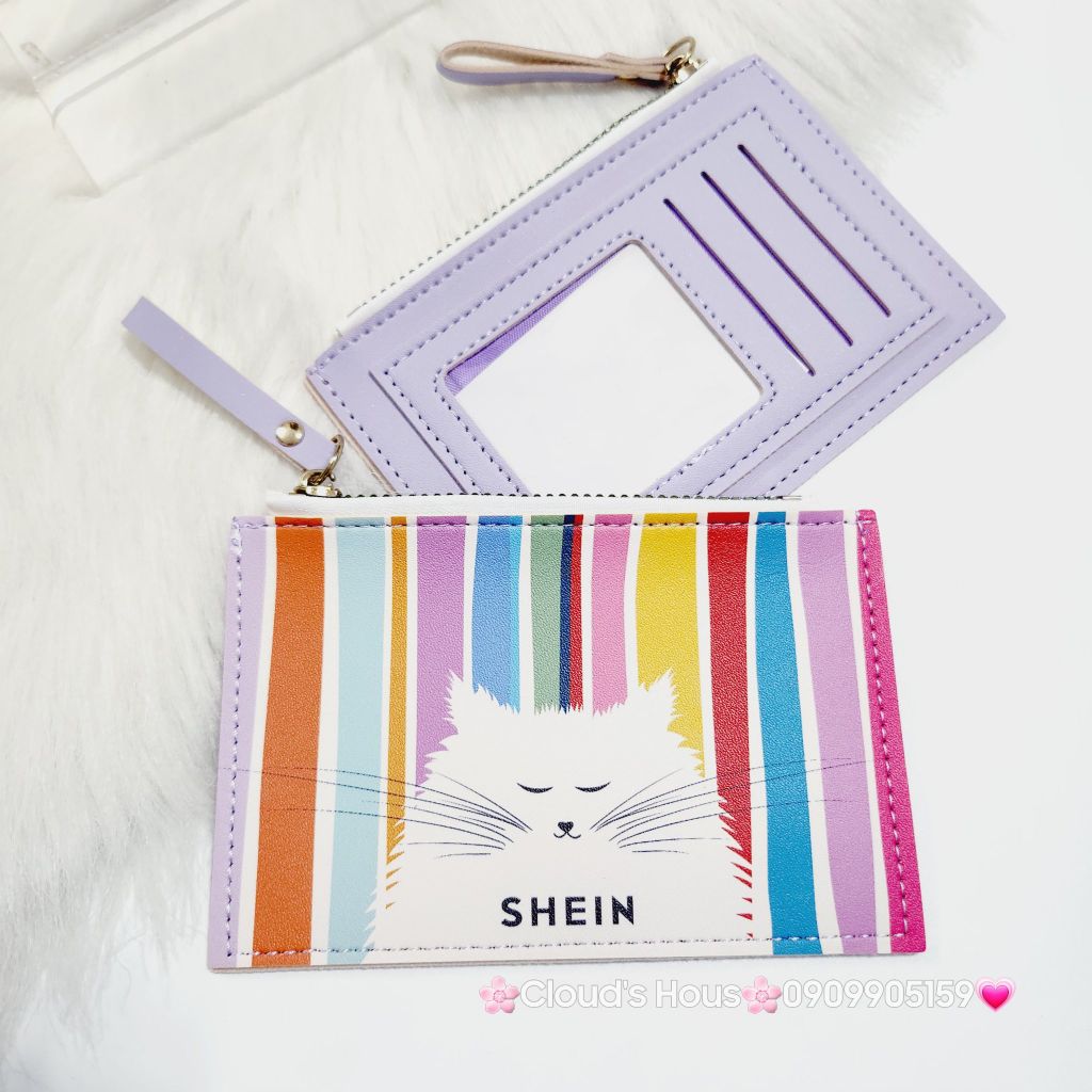 Bóp móc khóa da Shein nhiều mẫu