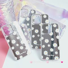 Case Ốp điện thoại iPhone Cúc họa mi Spring Daisy Gương nút nổi iPhone 11/12/13/14/Pro/Promax