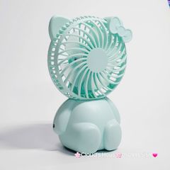 Mini Fan - Quạt Cầm Tay - Để Bàn Hello Kitty Ngồi (nhiều màu)