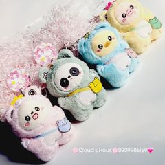 Móc Khóa Gấu Bông Đeo Túi Cosplay Nhiều Màu Dễ Thương (Có hương thơm)