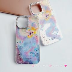 Case Ốp điện thoại iPhone Rồng Hologram viền camera titan iPhone 11/12/13/14/15/Pro/Promax - TẾT