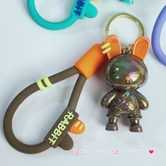 Móc Khoá Thỏ Sứ Trơn Ngầu Rabbit