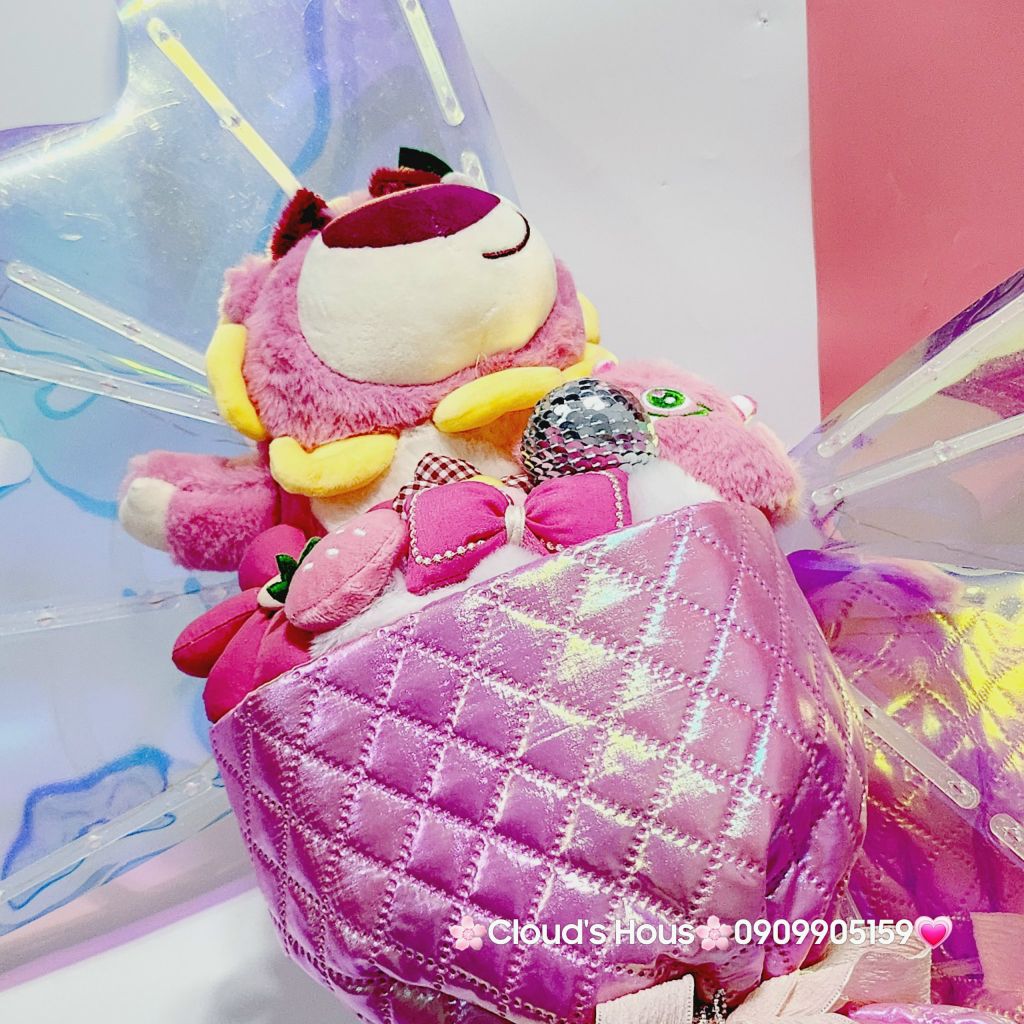 Bó hoa Gấu Bông Gấu Dâu Lotso