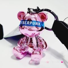 Móc Khóa Gấu BearBrick Ngồi Sứ Ngầu Cyberpunk Explore Future
