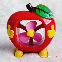Mini Fan - Quạt hình Táo để (3 màu) Sz Lớn