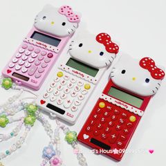 Máy Tính Hello Kitty Mini Cầm Tay (3 màu) - kèm dây charm KT966