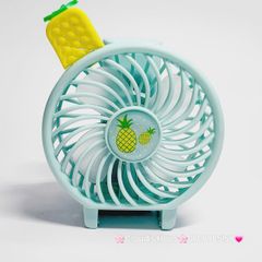 Quạt Cầm Tay Trái Cây & Con Thú Icon Nổi 1 màu
