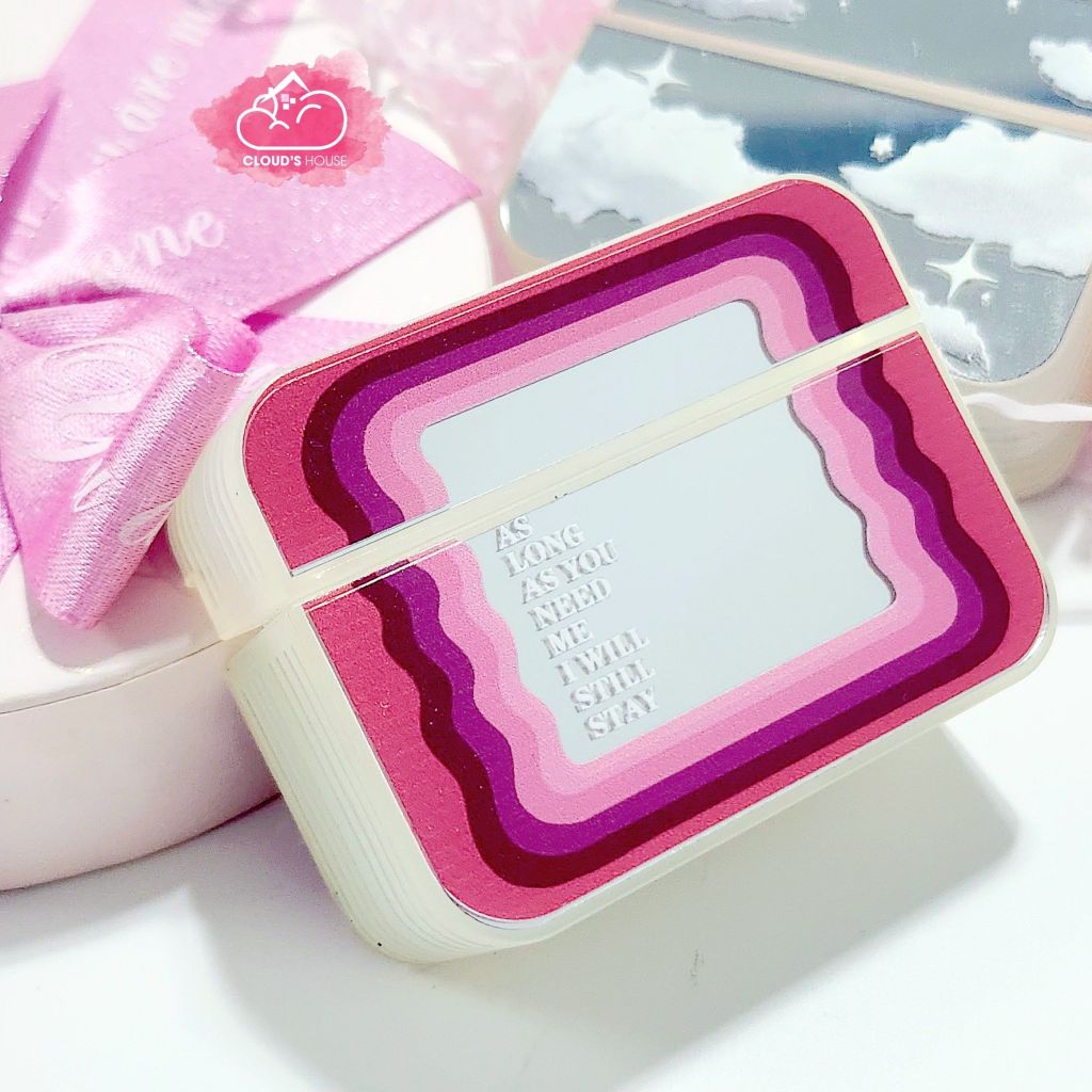 COVER AIRPOD Tráng Gương Form Vuông