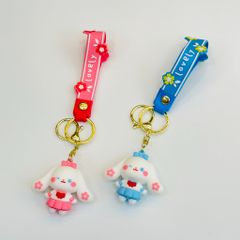 Móc Khóa Thỏ Cinnamoroll Mặc đồ học sinh Lovely