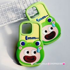 Case Ốp điện thoại iPhone Su dẻo Cosplay Ếch Emm.. iPhone 11/12/13/14/15/Pro/Promax