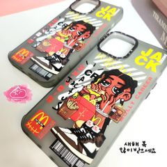 Case Ốp điện thoại iPhone Jack ngầu nhám viền cam fashion titan iPhone 11/12/13/14/Pro/Promax
