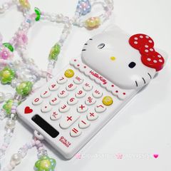 Máy Tính Hello Kitty Mini Cầm Tay (3 màu) - kèm dây charm KT966