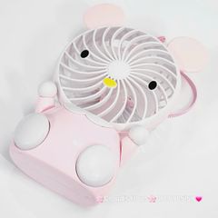Mini Fan - Quạt Cầm Tay - Để Bàn Voi Mặc Yếm
