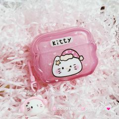 Cover Case Vỏ bảo vệ Airpod Mèo Kitty phao gợn sóng phao gợn sóng Airpod 1/2/3/Pro/Pro2