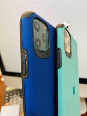 Case Ốp điện thoại iPhone Nhám dẻo silicone phôi chống shock màu trơn