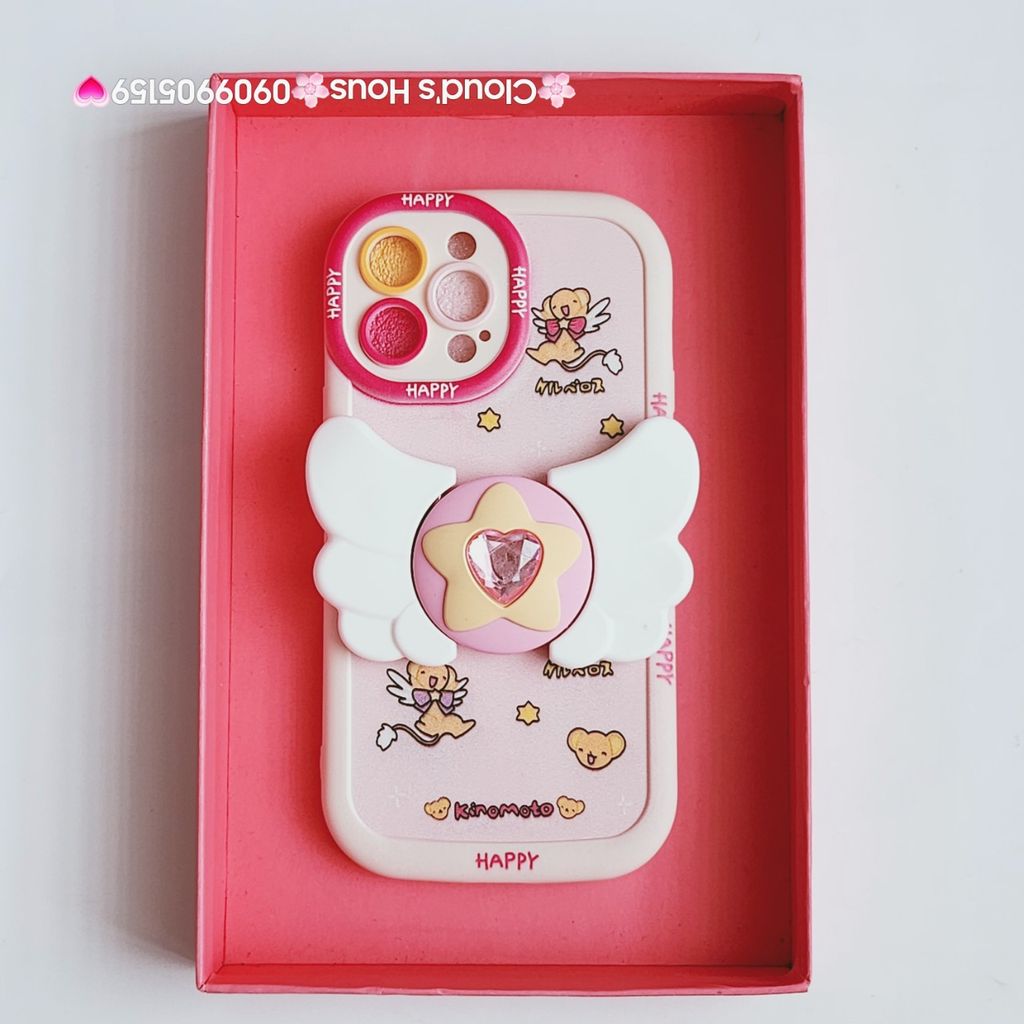 Case Ốp điện thoại iPhone Sakura Thủ Lĩnh Thẻ Bài Kero Kèm Popsocket iPhone 7Plus/8Plus/X/Xs/XSMax/11/12/13/14/15/Pro/Promax
