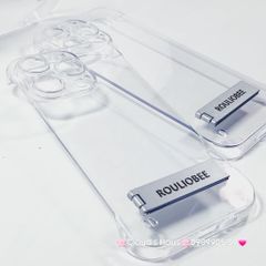 Case Ốp điện thoại iPhone Lưng Trong Cứng Không viền Chống dựng chính hãng Likgus iPhone 12/13/14/15/Pro/Promax