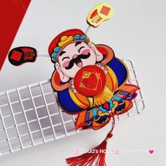 Ông Thần Tài Trang Trí Ngày TẾT (Hít tủ lạnh, treo mai, treo đào,..)