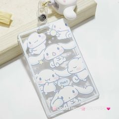 ĐỰNG THẺ ĐEO Trong Hình Kute Kèm Móc Khóa Dây giật ( HÀNG THÁI)