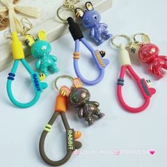 Móc Khoá Thỏ Sứ Trơn Ngầu Rabbit