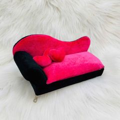 Ghế Tim Hồng Decor Đựng Phụ Kiện